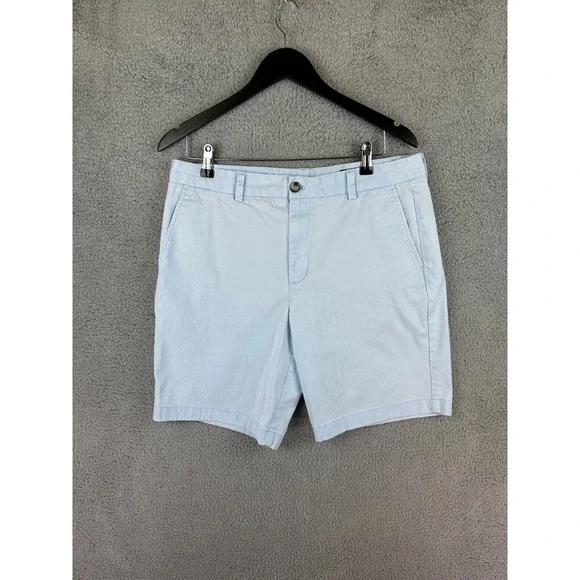 Vineyard Vines Shorts Mens 33 x 11 Sky Blue Performance Stretch Golf Chino Short - Picture 2 of 12